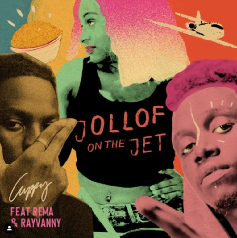 Cuppy ft. Rema x Rayvanny - Jollof On The Jet Video