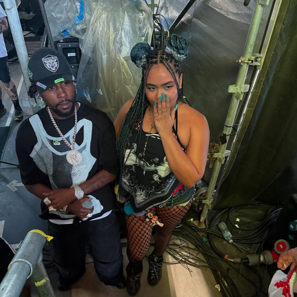 Moliy and Popcaan backstage at Wireless Festival 2025